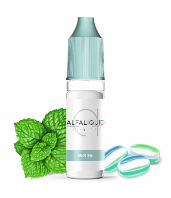 Soldes 2,95€ - E liquide Menthe Alfaliquid | Bonbon Menthe pas cher