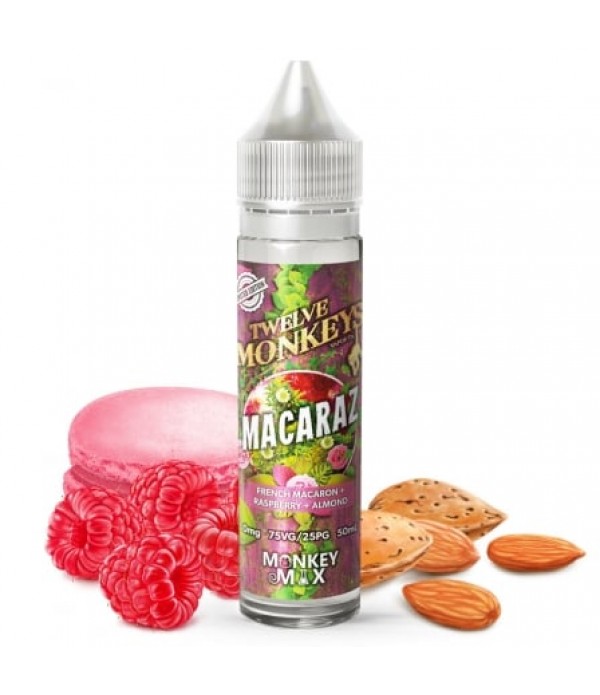 E liquide Macaraz Twelve Monkeys 50ml / 100ml