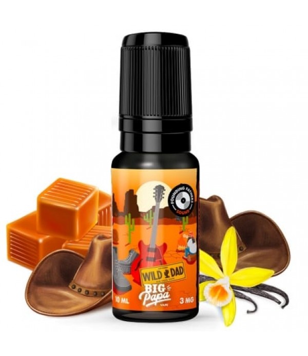 Soldes E liquide Wild Dad Big Papa | Tabac Caramel Vanille