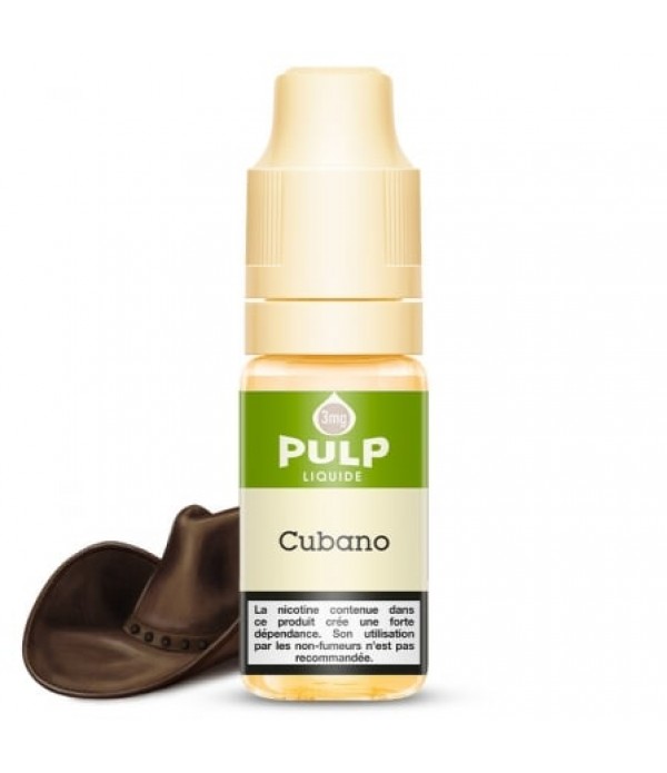 Soldes 2,95€ - E liquide Cubano Pulp | Tabac cubain pas cher