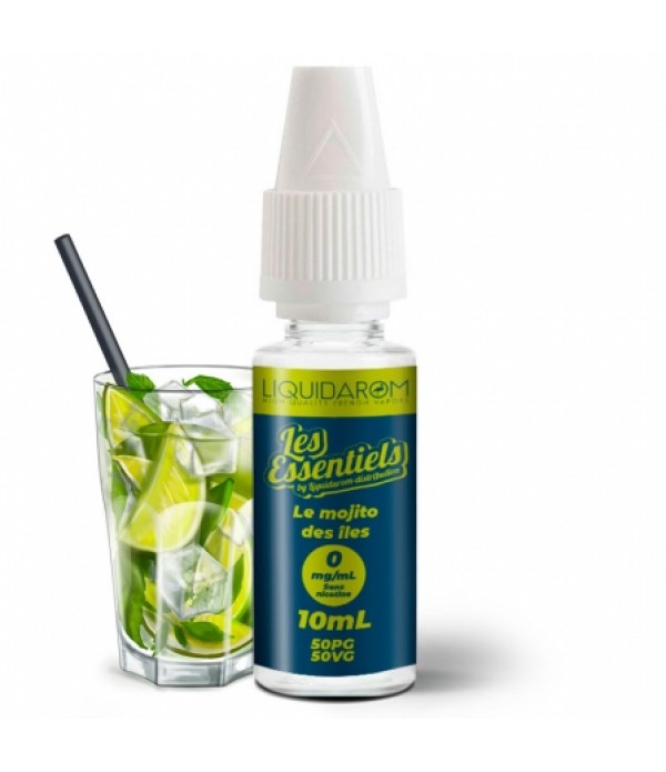 Soldes E liquide Le Mojito Des îles Les Essentiels | Rhum Citron Menthe