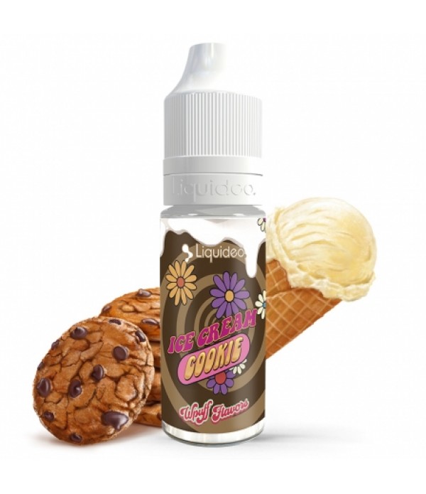 Soldes 2,95€ - E liquide Ice Cream Cookie Wpuff Flavors | Glace Cookie Chocolat pas cher