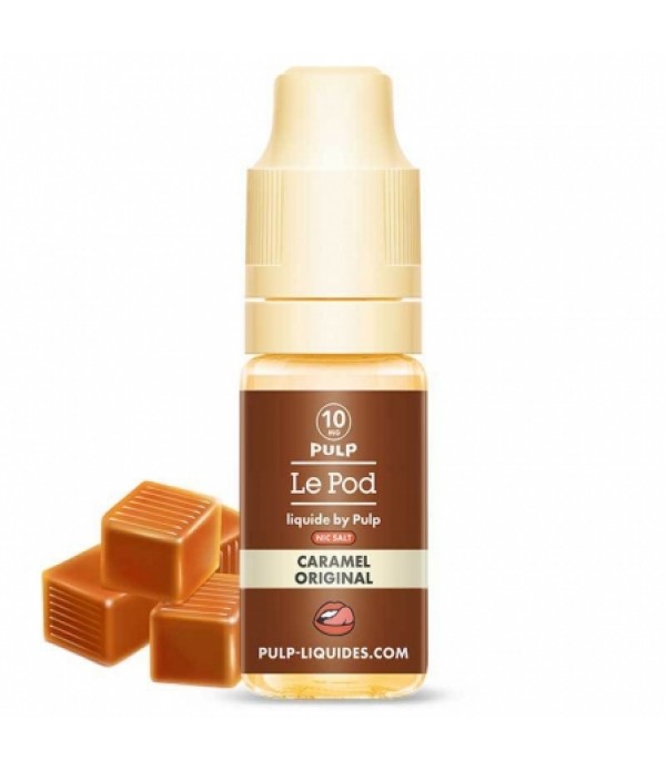 E liquide Caramel Original Le Pod liquide by PULP | Sel de Nicotine