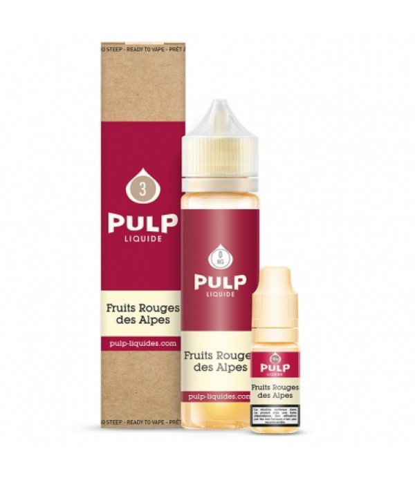 E liquide Pack 60ml Fruits Rouges des Alpes PULP