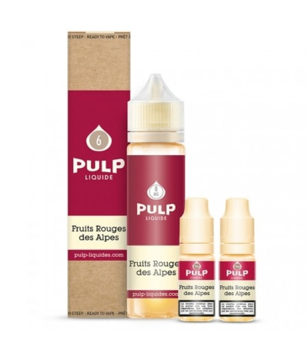 E liquide Pack 60ml Fruits Rouges des Alpes PULP