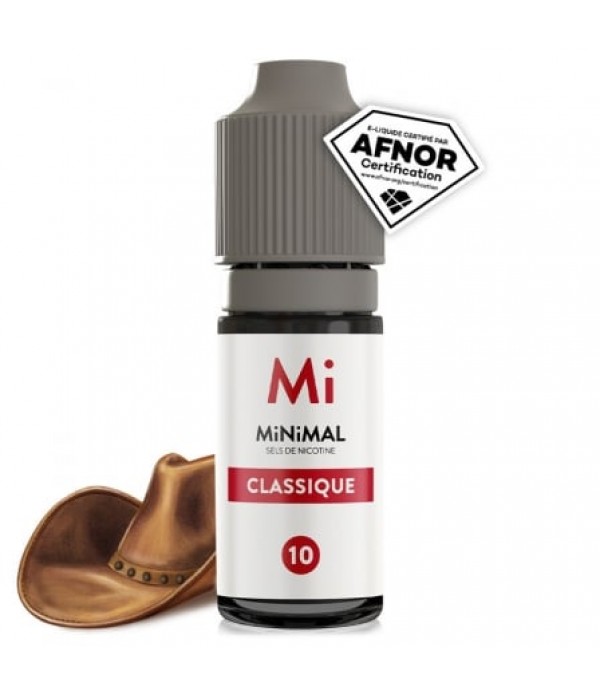 E liquide Classique MiNiMAL | Sel de Nicotine