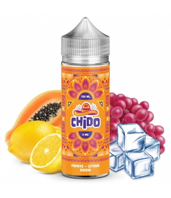 E liquide Papaye Citron Raisin Chido 50ml / 100ml